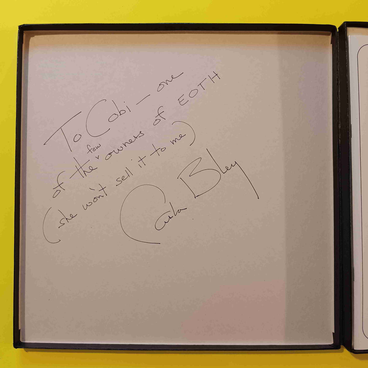 Carla Bley / Paul Hines - Escalator Over the Hill AUTOGRAPHED 3LP - 1971 - 3LP-EOTH Used - EX - Vinyl
