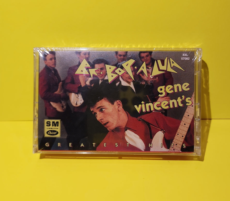 Gene Vincent - Be-Bop-A-Lula Gene Vincent's Greatest Hits - 1989 - 4XL 57082 New - Sealed - cassettes