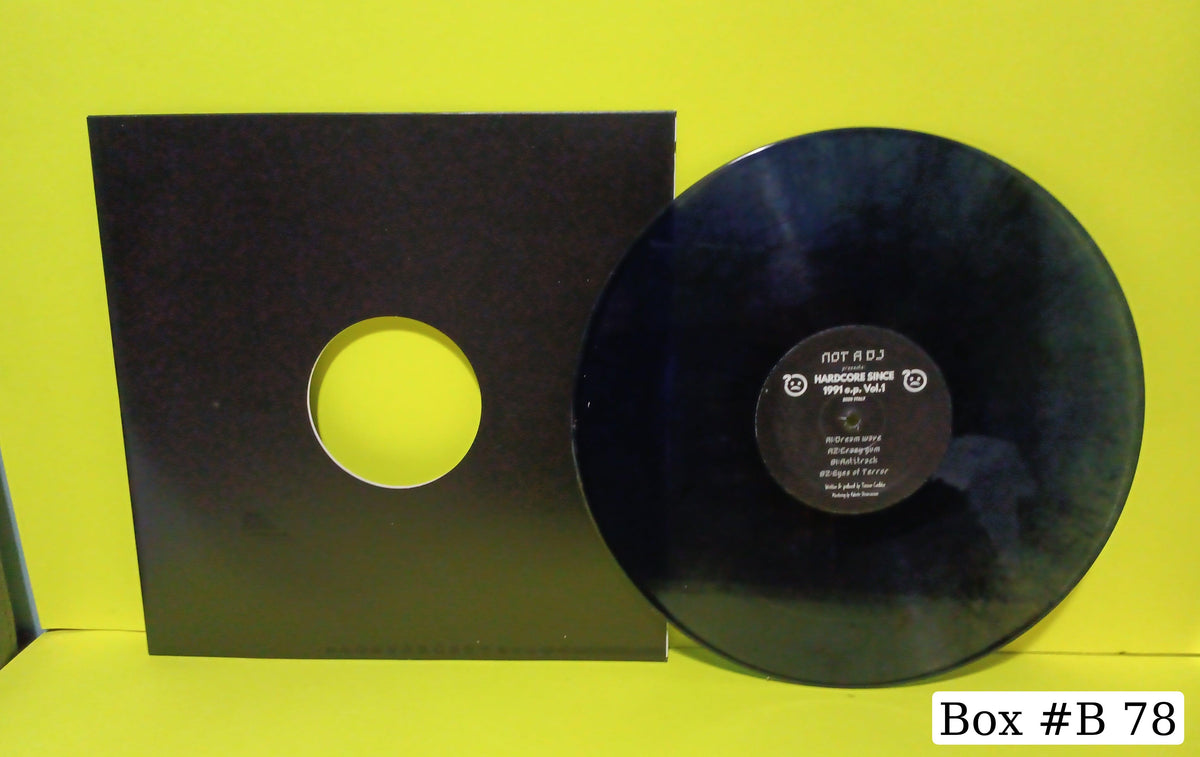 Not A DJ - Hardcore Sinxe 1991 E.P. Vol 1 (Italy Purple Vinyl) - 2020 - UND.BUNK001 New - NM - Vinyl
