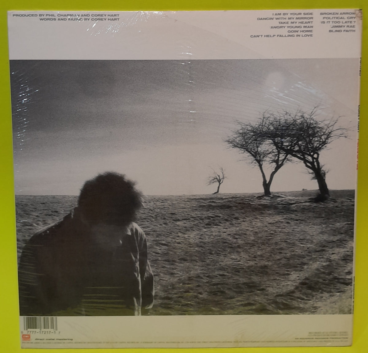 Corey Hart - Fields Of Fire - 1986 - PW-17217 New - Sealed - Vinyl - Promo