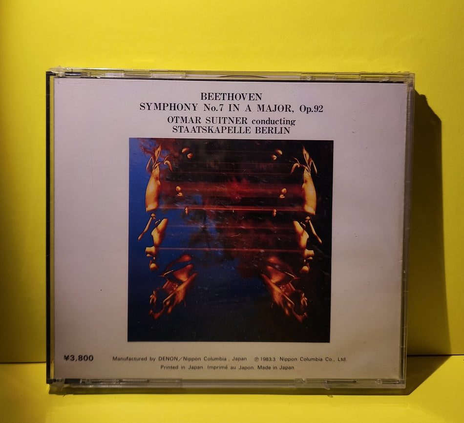 Beethoven Symphony No.7 A Major Op92 - Beethoven Symphony No.7 A Major Op92 Otmar Suitner Staatskapelle Berlin - 1985 - 38c37-7032 New - Sealed - CDs