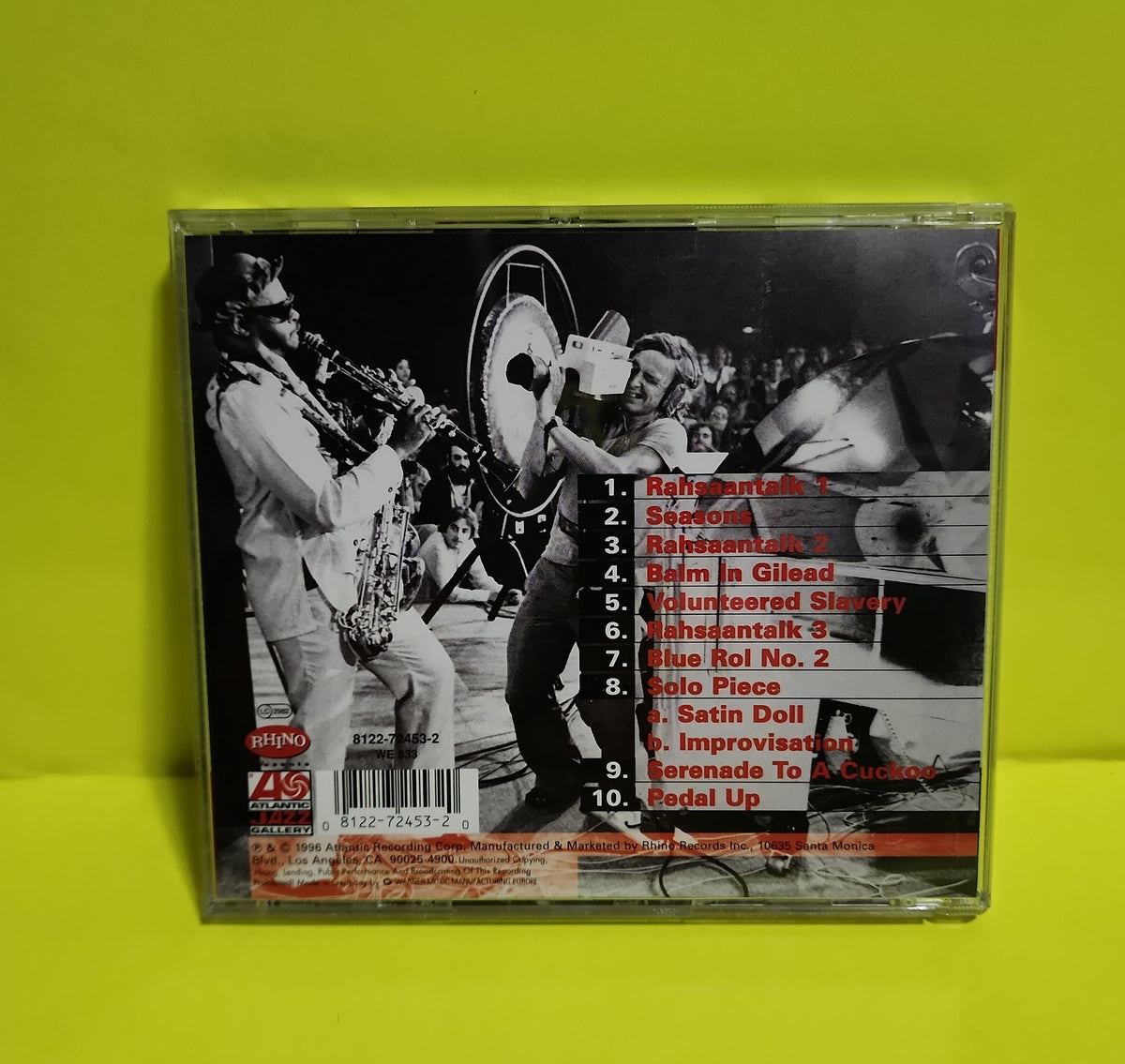 Rahsaan Roland Kirk - (I, Eye, Aye) - 1996 - 8122-72453-2 Used - EX - CDs
