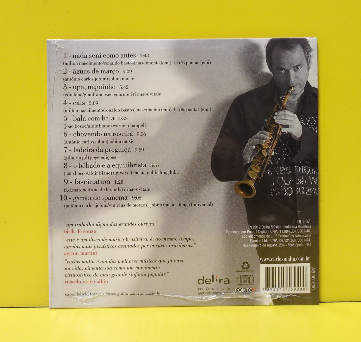 Carlos Malta - Pimenta - 2012 - DL 567 New - Sealed - CDs - Reissue