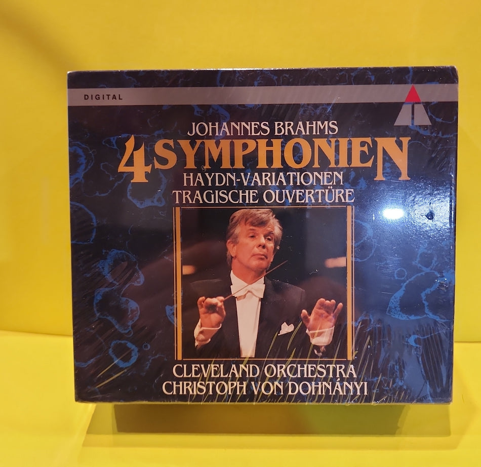 The Cleveland Orchestra, Christoph von Dohnányi - Johannes Brahms 4 Symphonien - 1989 - 244972-2 ZE New - Sealed - CDs