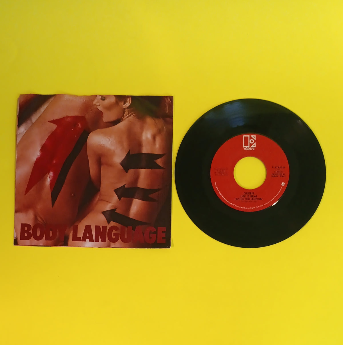 Queen - Body Language 7" - 1982 - E-47452 Used - VG++ - Vinyl