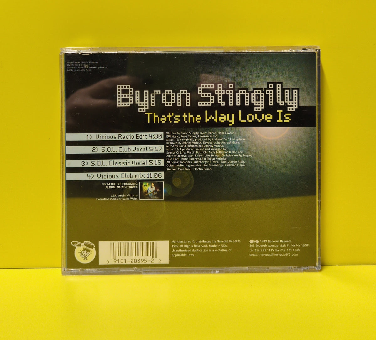 Byron Stingily - That's The Way Love Is - 1999 - NE 20395-2 Used - VG++ - CDs