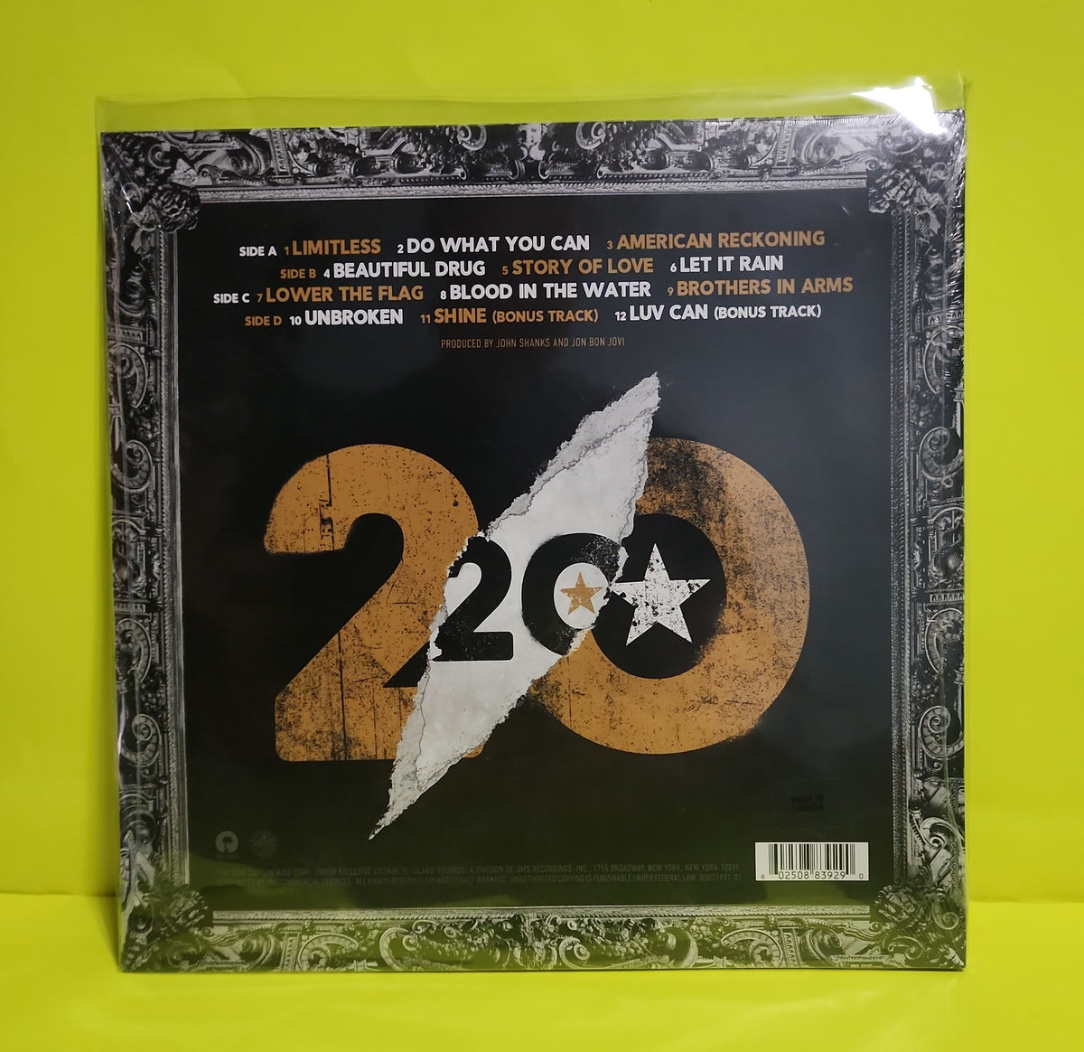 Bon Jovi - 2020 - 2021 - B0031957-01 New - Sealed - Vinyl