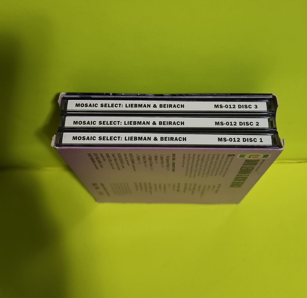 David Liebman & Richie Beirach - Mosaic Select: David Liebman & Richie Beirach - 2004 - MS-012 Used - NM - CDs