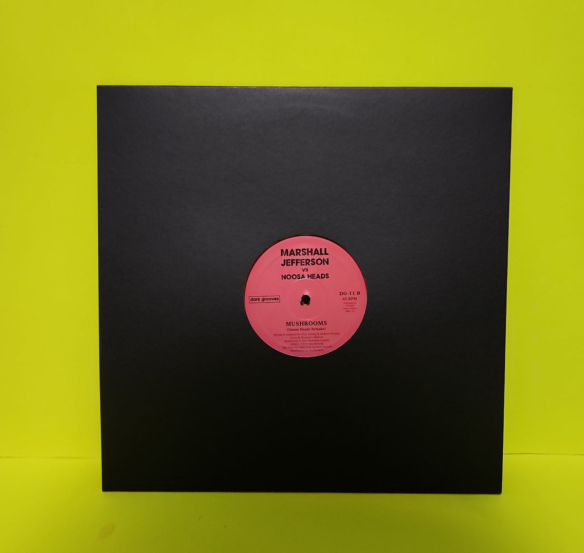 Marshall Jefferson vs Noosa Heads - Mushrooms (Italy House 12") - 2020 - DG11 New - NM - Vinyl