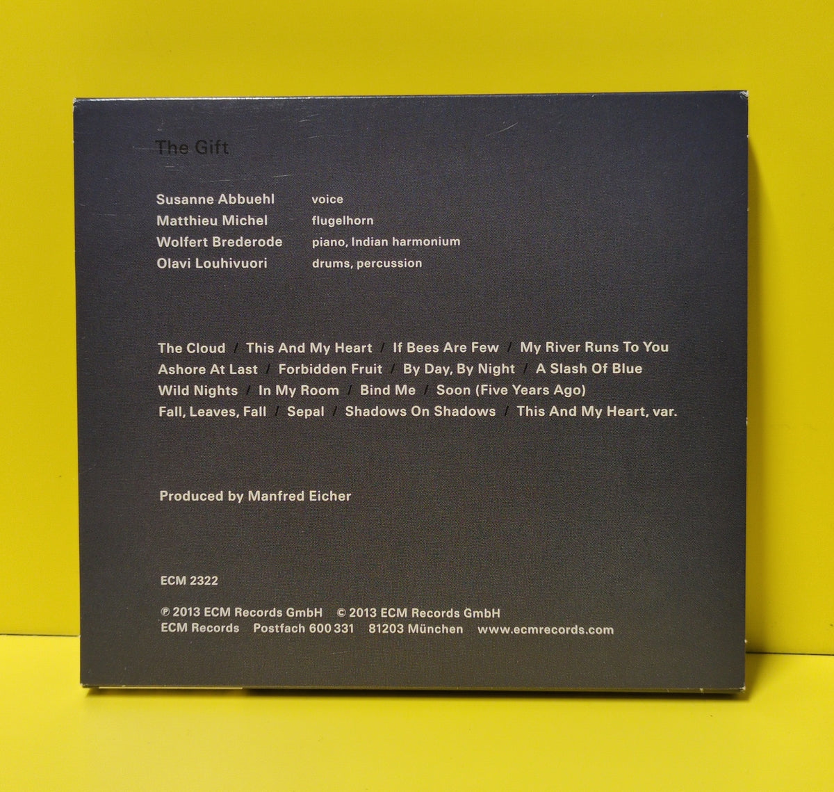 Susanne Abbuehl - The Gift - 2013 - ECM 2322 Used - EX - CDs