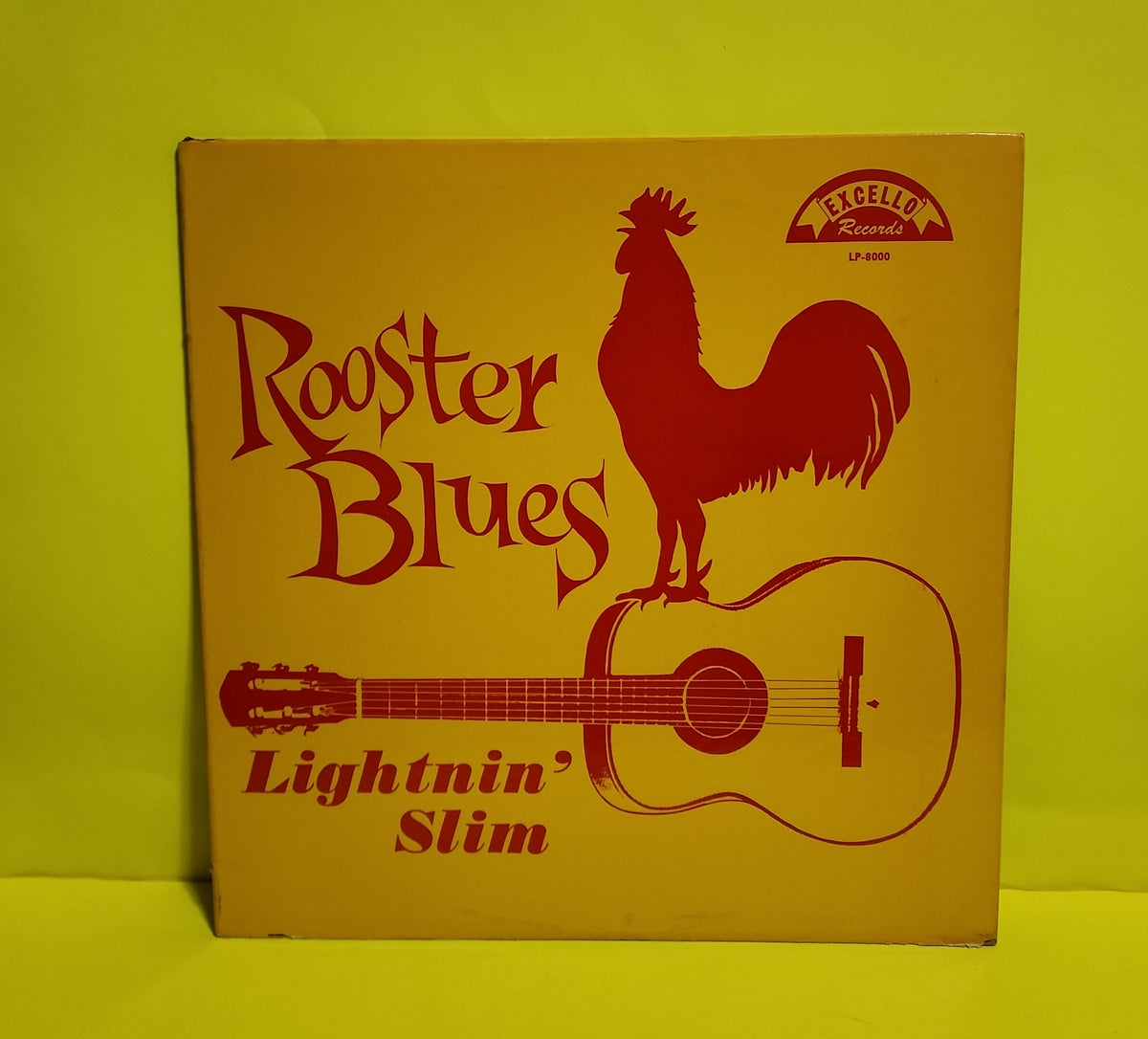 Lightnin' Slim - Roster Blues / Rare Small Pressing Ring - 1960 - LP 8000 Used - VG++ - Vinyl