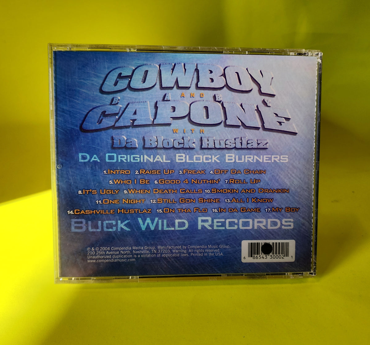 Cowboy & Baby Capone With Da Block Hustlaz - Da Original Block Burners - 2004 - New - Sealed - CDs