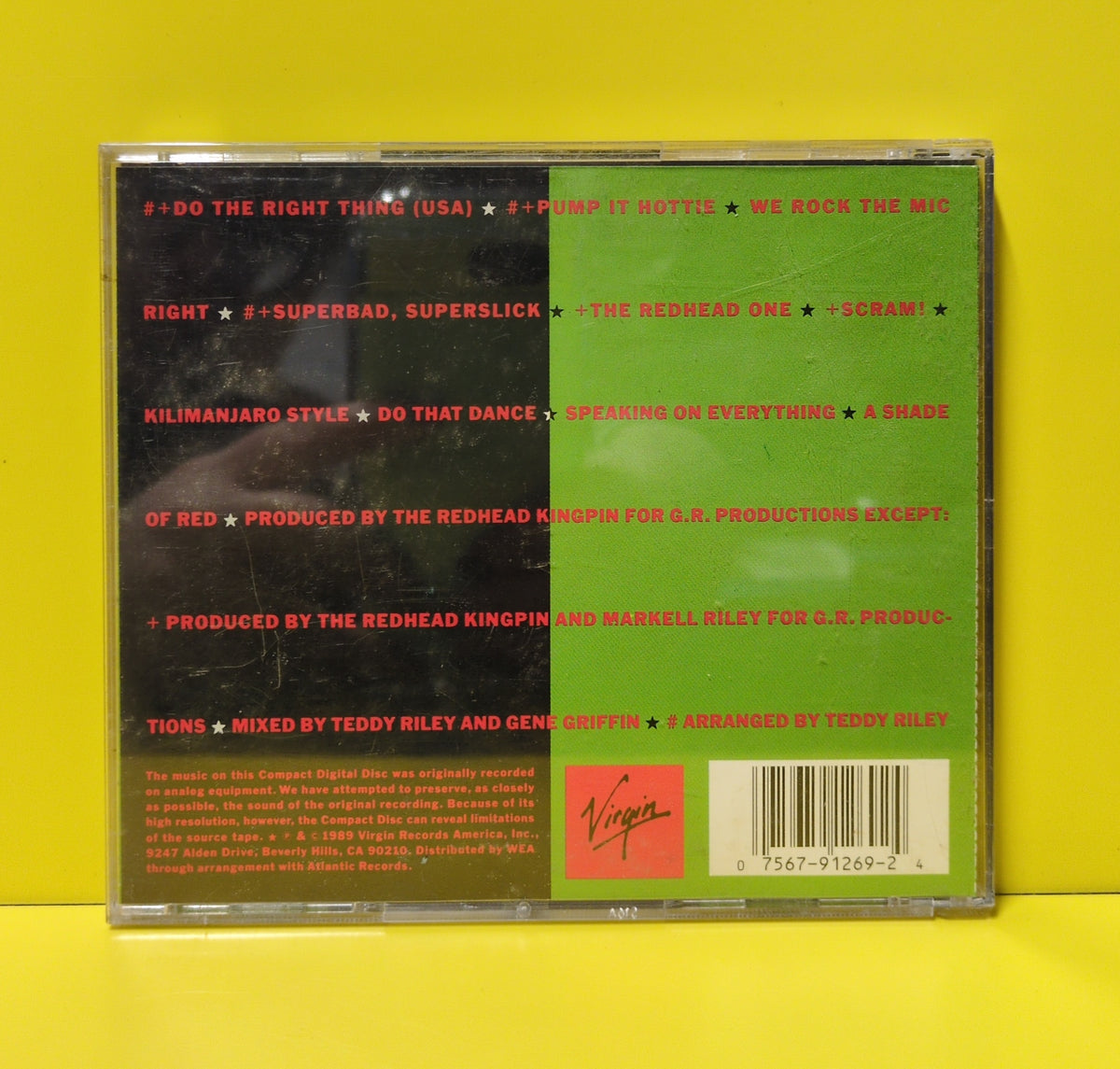 Redhead Kingpin And The F.B.I. - A Shade Of Red - 1989 - 7 91269-2 Used - EX - CDs
