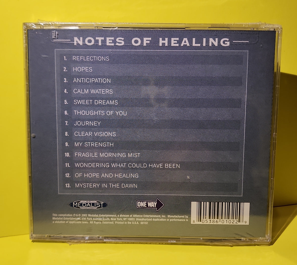 Elements - Notes of Healing - 2002 - 60102 New - Sealed - CDs