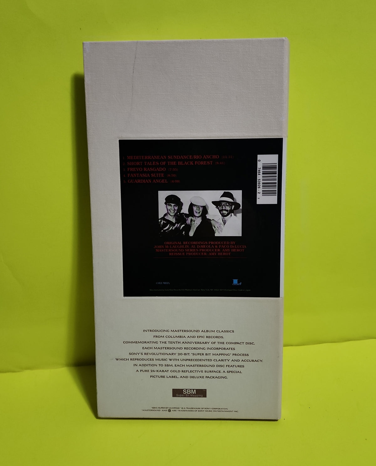 Al Di Meola / John McLaughlin / Paco De Lucía - Friday Night In San Francisco - 1993 - CK 53926 - EX - CDs