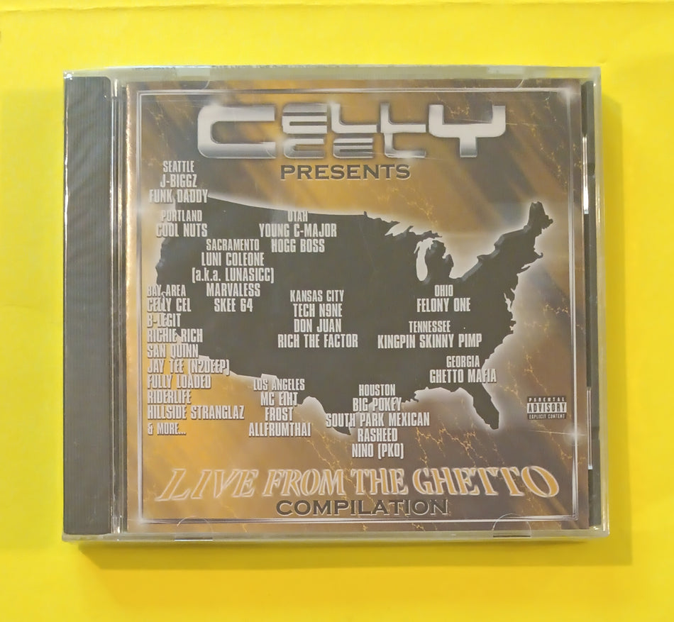 Celly Cel - Live From The Ghetto - 2001 - REAL0022-2 New - Sealed - CDs