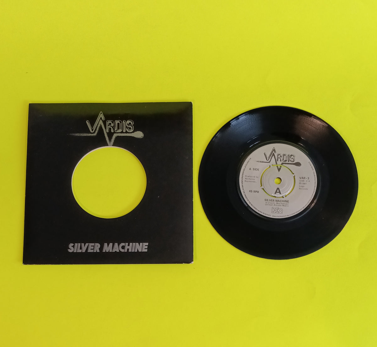 Vardis  - Silver Machine / Come On (UK 7") - 1981 - VAR 3 Used - NM - Vinyl