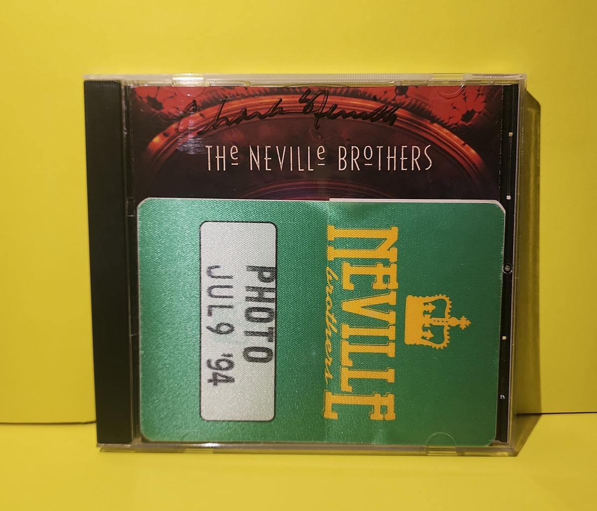 The Neville Brothers - Live On Planet Earth / Autographed  - 1994 - 540 225-2 Used - VG+ - CDs