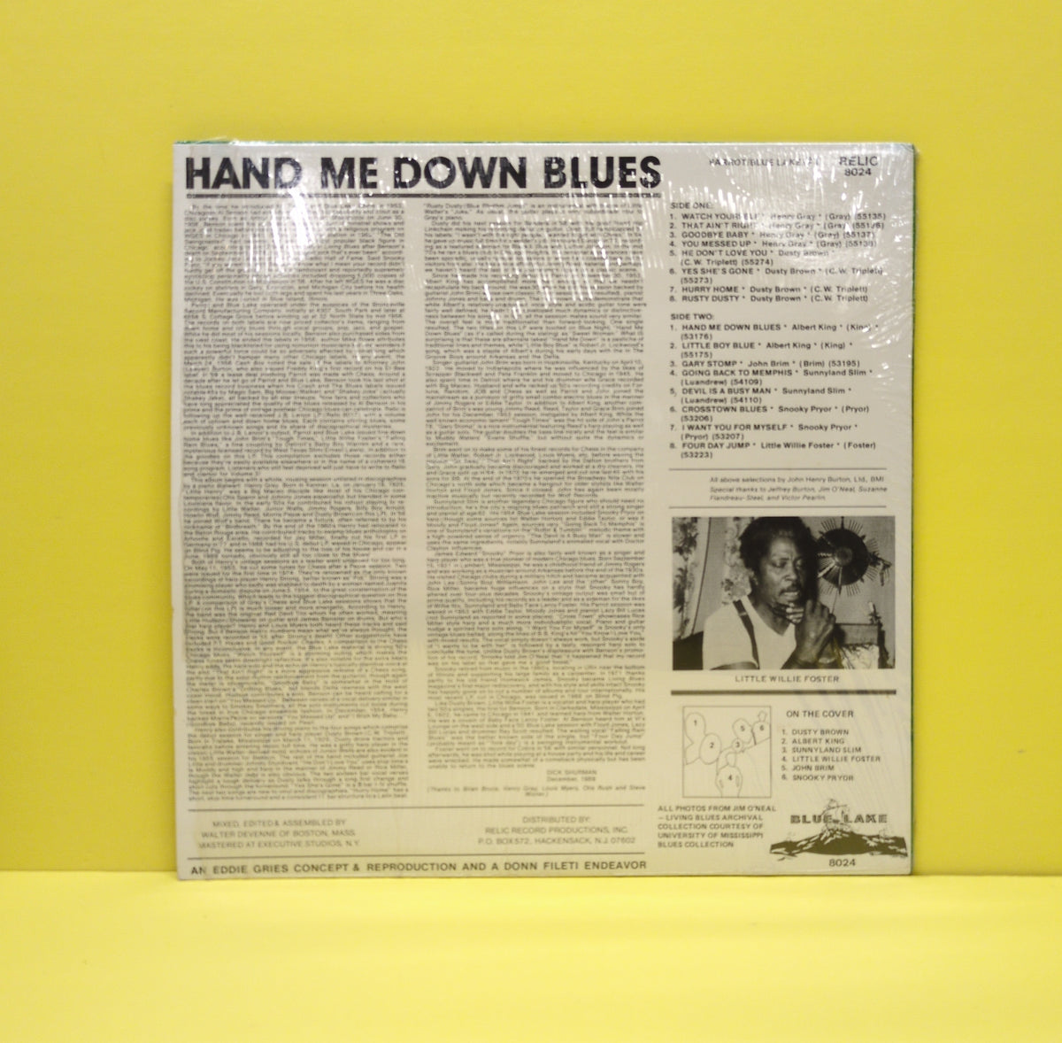 Various - Hand Me Down Blues - 8024 Used - VG++ - Vinyl