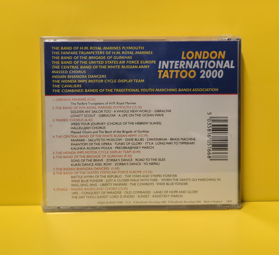 Various  - London International Tattoo 2000 - 2000 - BNA 5166 New - Sealed - CDs