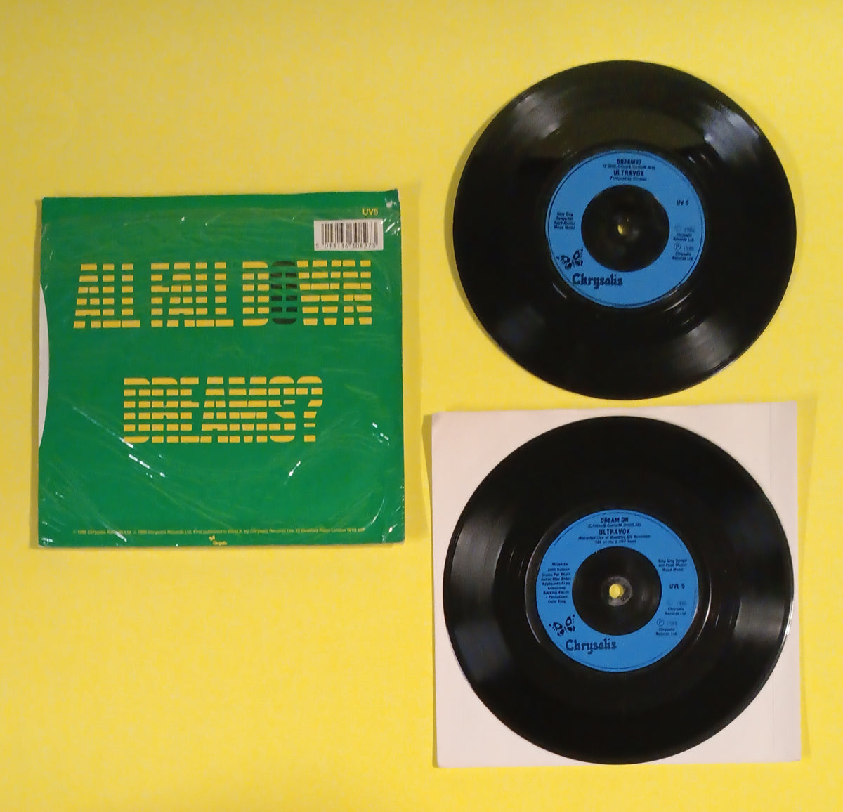 Ultravox Feat.  The Chieftains - All Fall Down (UK 2x 7") - 1986 - UV 5 / UVL 5 Used - VG++ - Vinyl