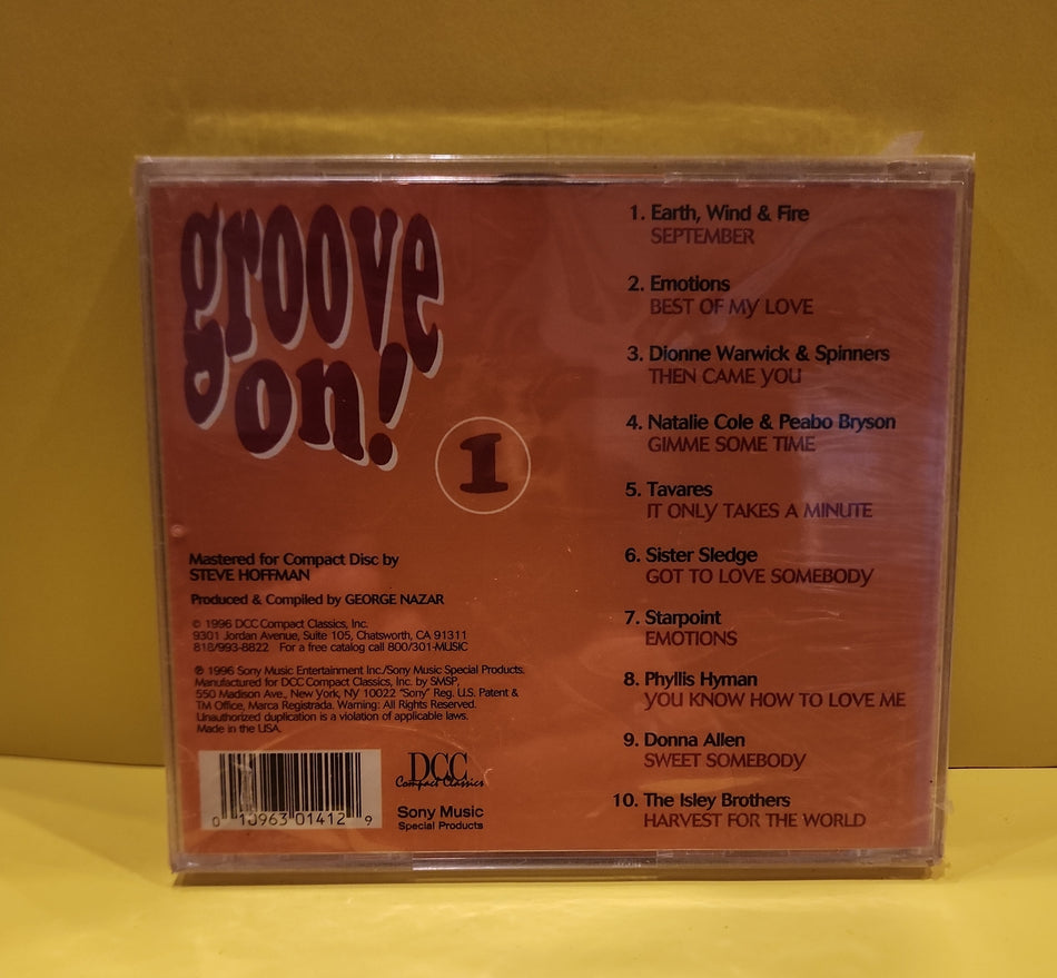 Various - Groove On! Volume 1 - 1996 - DZS-141 New - Sealed - CDs