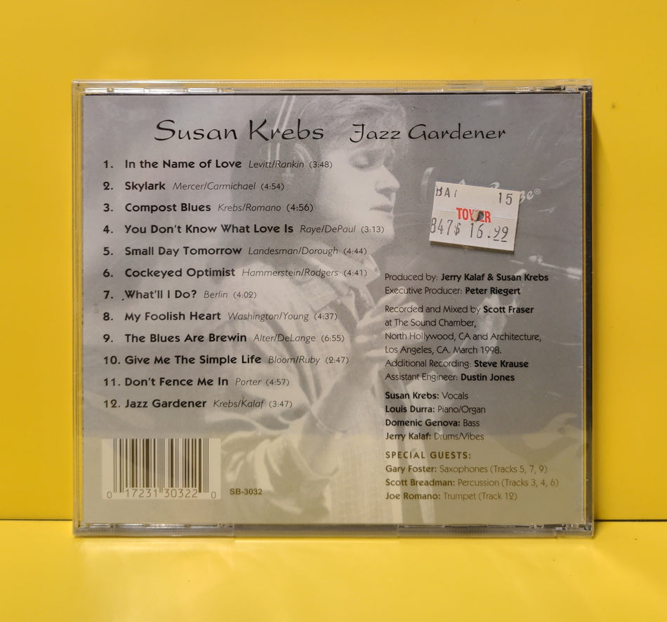 Susan Krebs - Jazz Gardener - SB-3032 New - Sealed - CDs