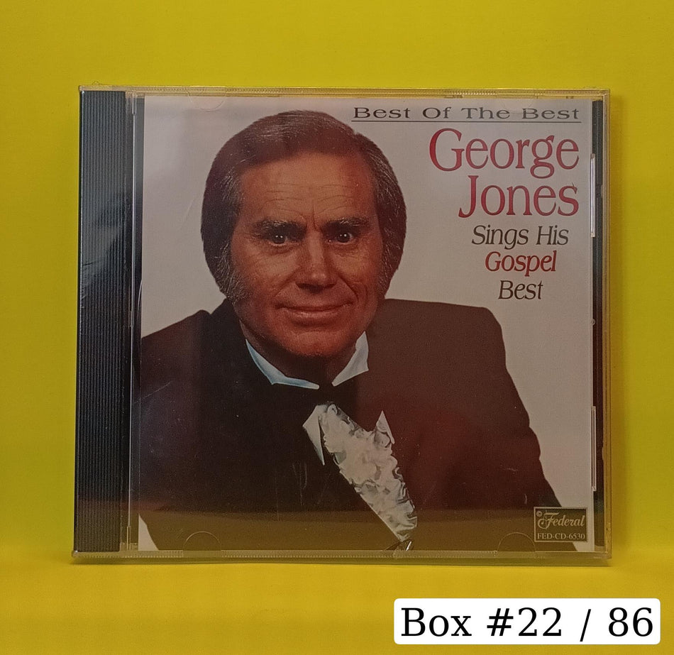 George Jones - Sings His Gospel Best - 1998 - FED-CD-6530 New - Sealed - CDs