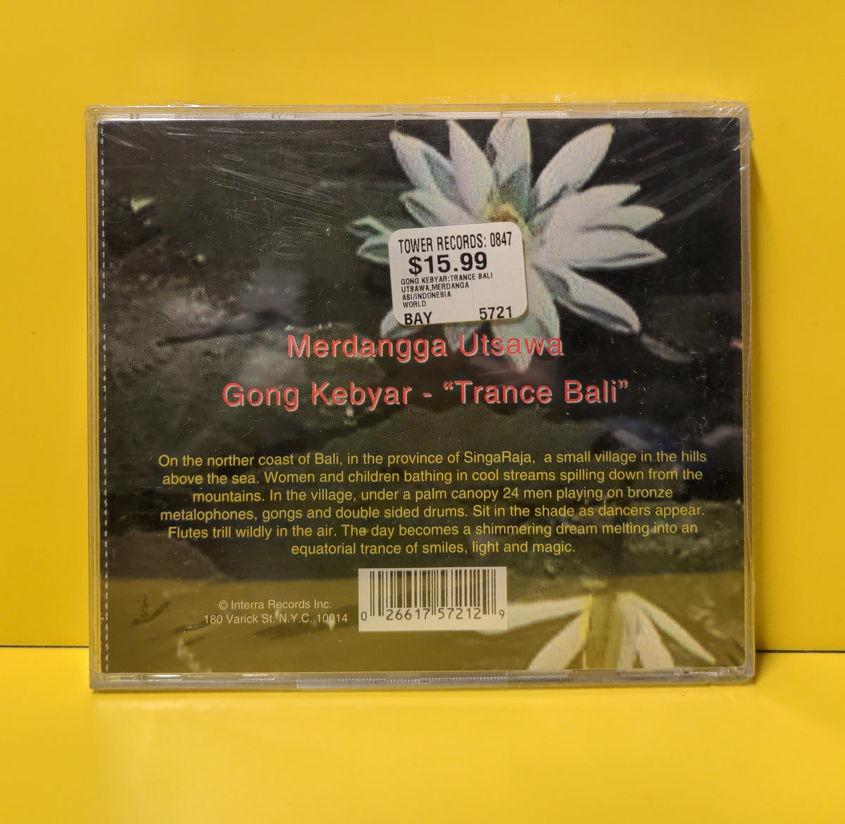 Merdangga Utsawa - Gong Kebyar - "Trance Bali" - IN5721 New - NM - CDs