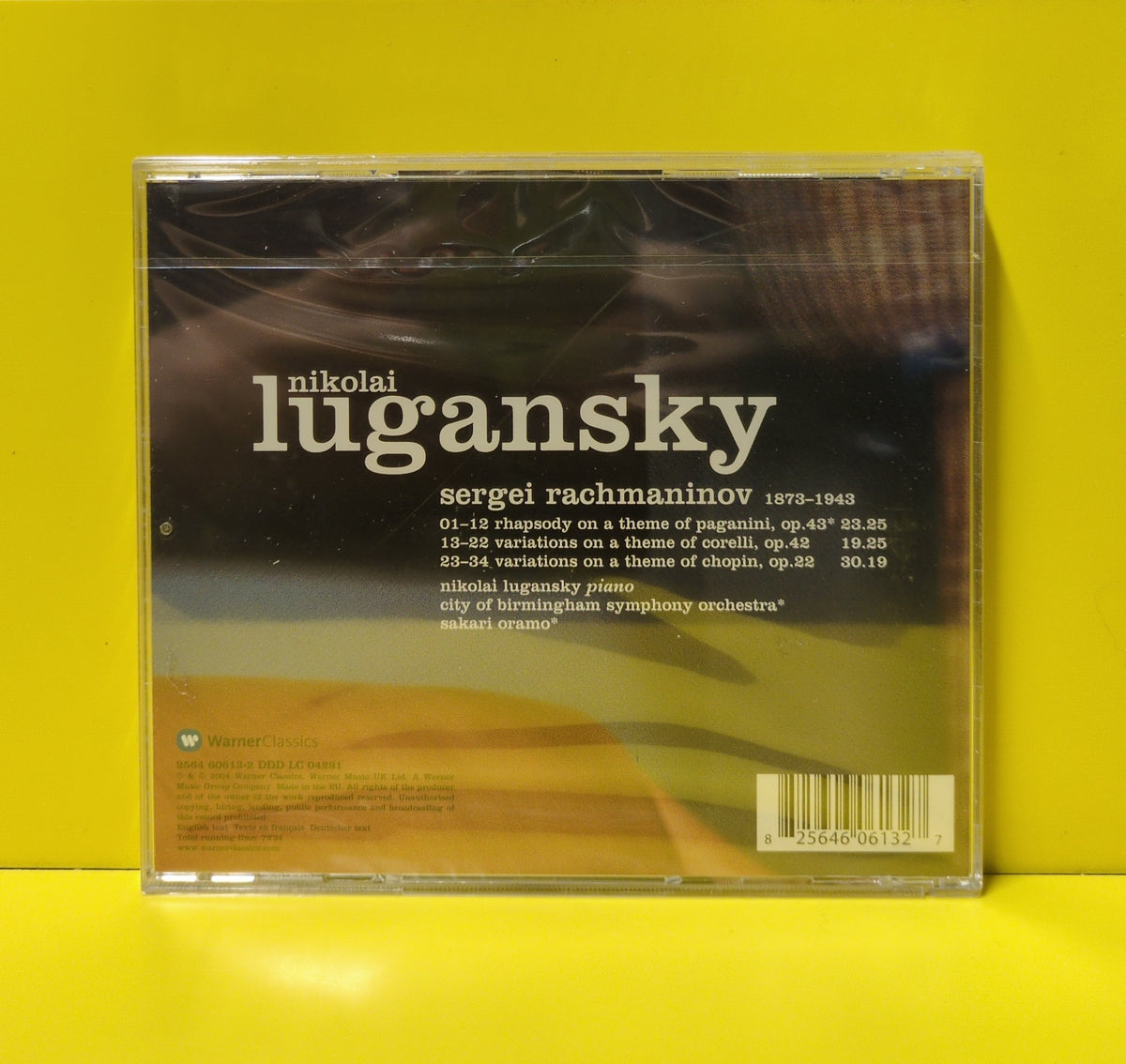 Rachmaninov, Nikolai Lugansky, City Of Birmingham Symphony Orchestra, Sakari Oramo - Rhapsody On A Theme Of Paganini - 2004 - 2564 60613-2 New - Sealed - CDs
