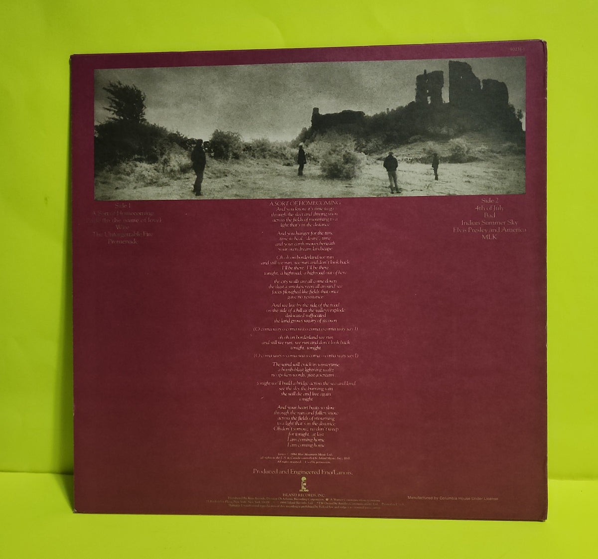 U2 - The Unforgettable Fire - 1984 -  90231-1 Used - NM - Vinyl