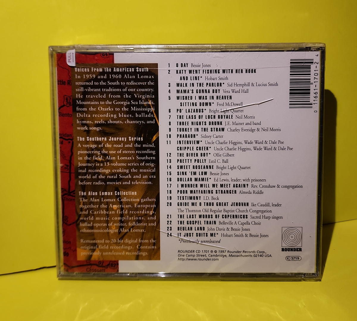 Various - Southern Journey Volume 1: Voices From The American South - 1997 - Rounder CD 1701 New - Sealed - CDs