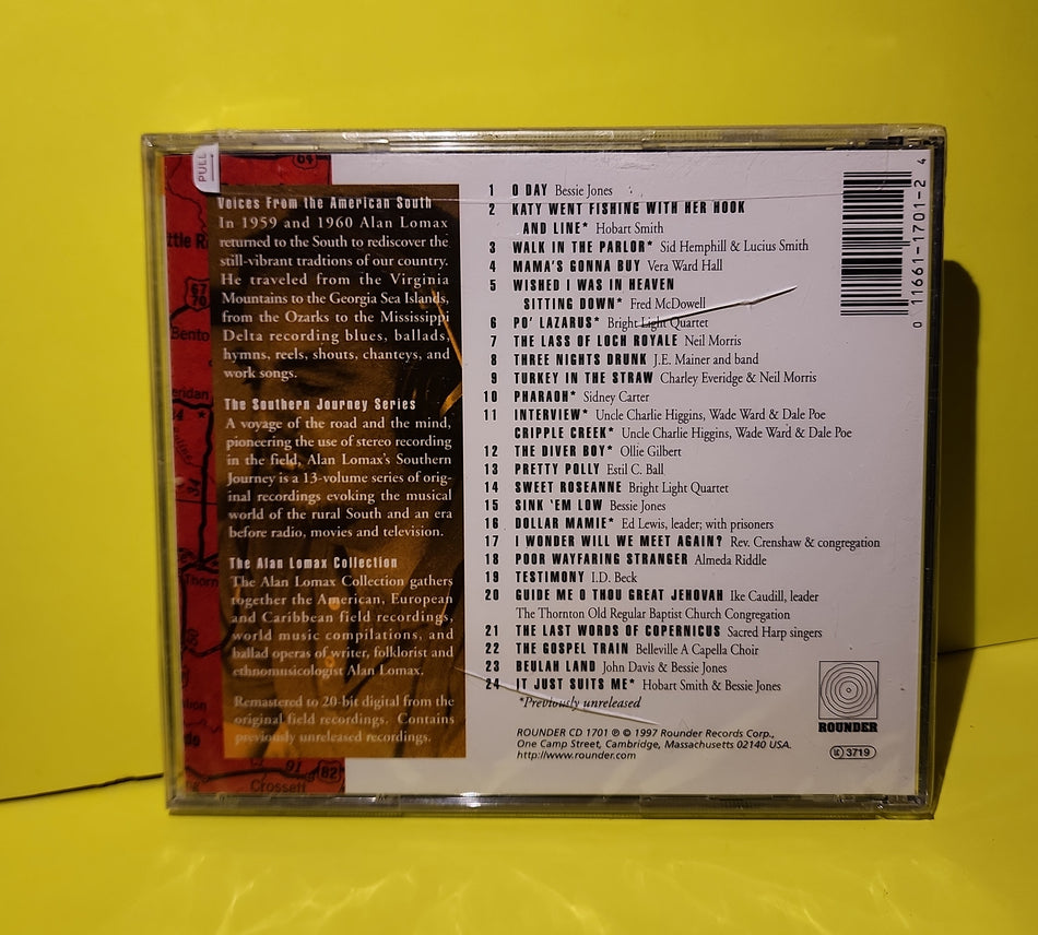 Various - Southern Journey Volume 1: Voices From The American South - 1997 - Rounder CD 1701 New - Sealed - CDs