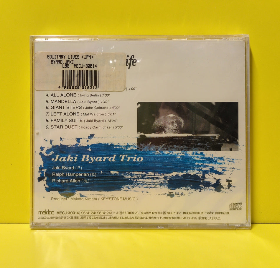 Jaki Byard Trio - The Changes Of Life - 1996 - MECJ-30014 New - Sealed - CDs