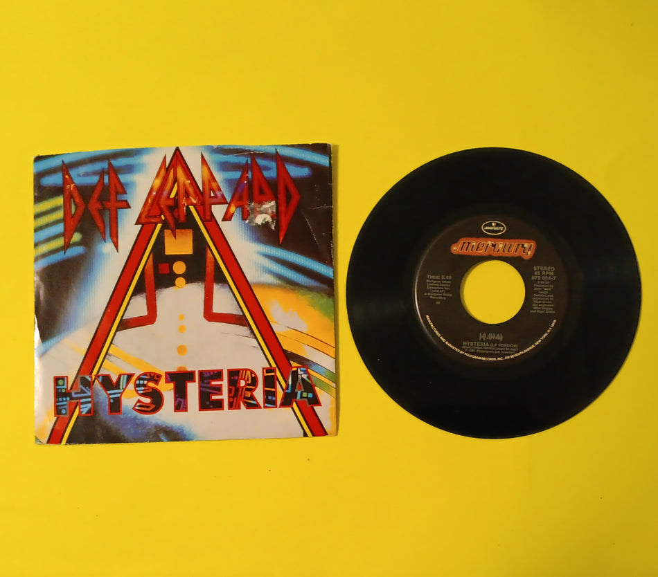 Def Leppard - Hysteria / Ride Into the Sun - 1987 - 870 004-7 Used - NM - 7" Vinyl