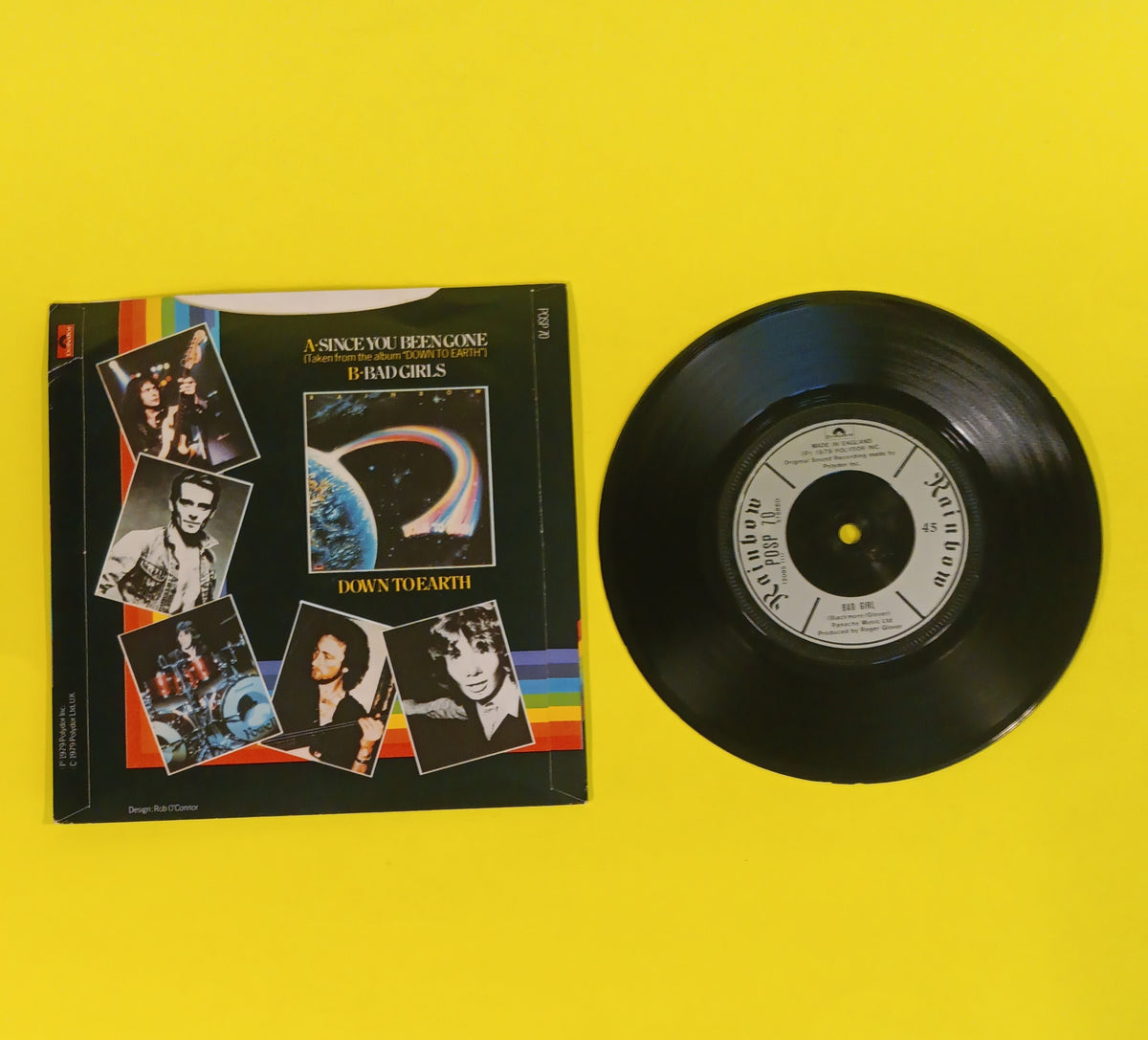 Rainbow - Since You Been Gone (UK 7") - 1979 - POSP 70 Used - EX - Vinyl