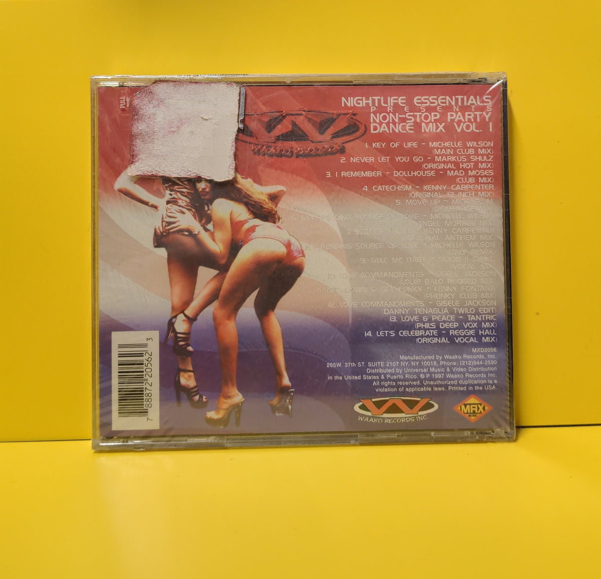 Kenny Carpenter, Various Artists  - Nightlife Essentials Presents Non-Stop Party Dance Mix Vol. 1 - 1997 - MXD2056 New - Sealed - CDs