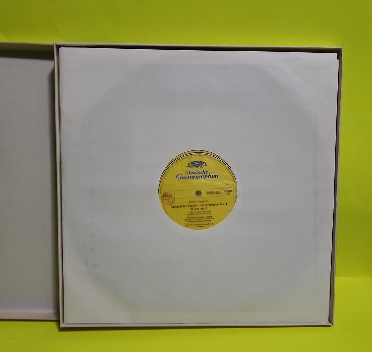 Paganini / Salvatore Accardo - Die 6 Violinkonzerte 5 Lp Box Set. - 1976 - 2740 121 Used - NM - Vinyl