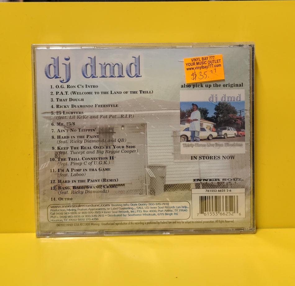 DJ DMD - Thirty-Three: Live From Hiroshima Chopped & Screwed - 2002 - New - Sealed - CDs