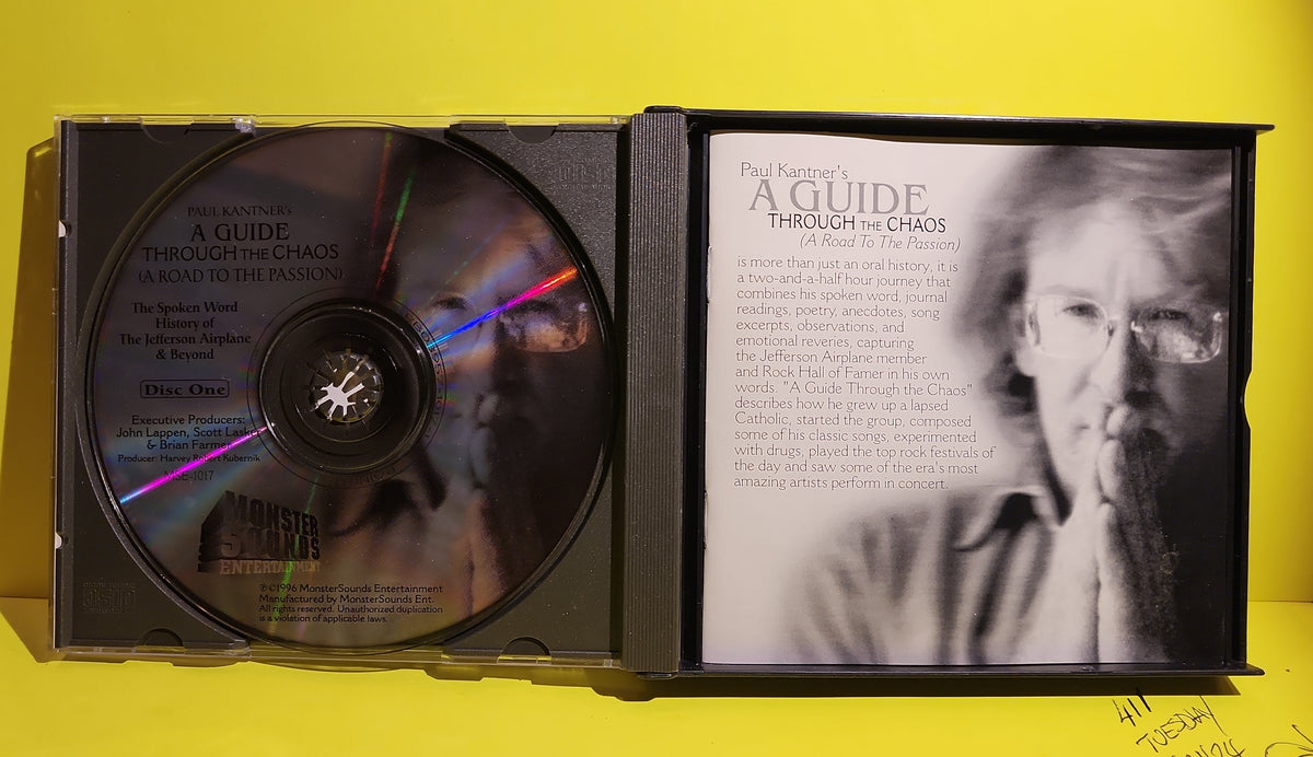 Paul Kantner - A Guide Through The Chaos (The Spoken Word History Of The Jefferson Airplane & Beyond) - 1996 - MSE-1017 Used - EX - CDs