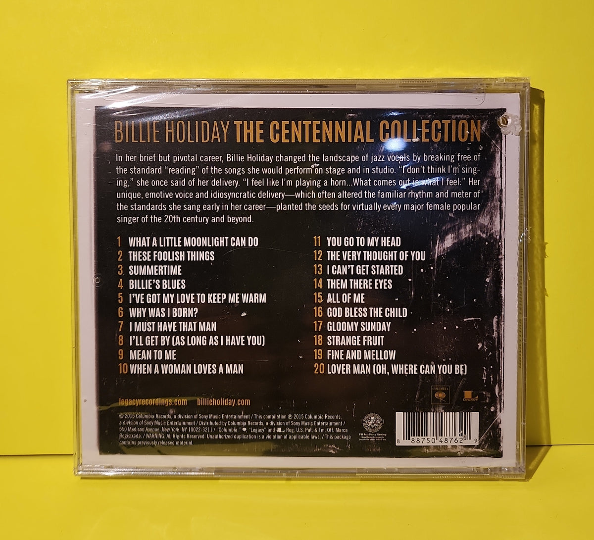 Billie Holiday - The Centennial Collection - 2015 - 88875048762 New - Sealed - CDs