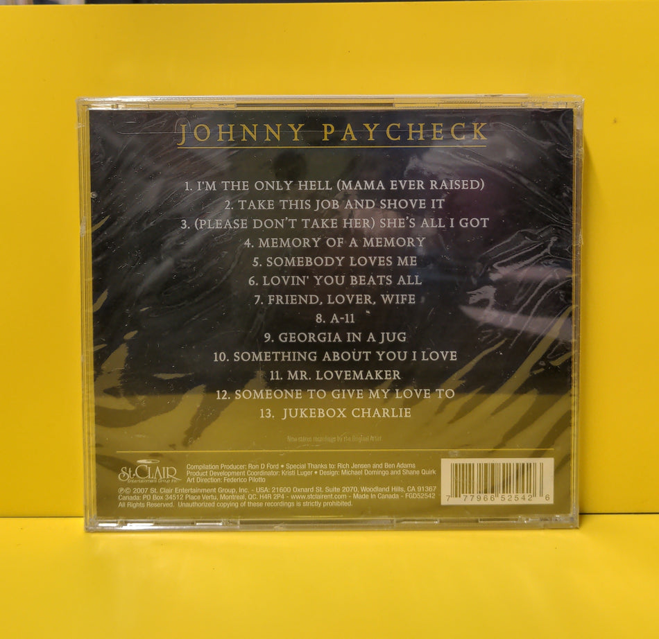 Johnny Paycheck  - Forever Gold  - 2007 - FGD52542 New - Sealed - CDs