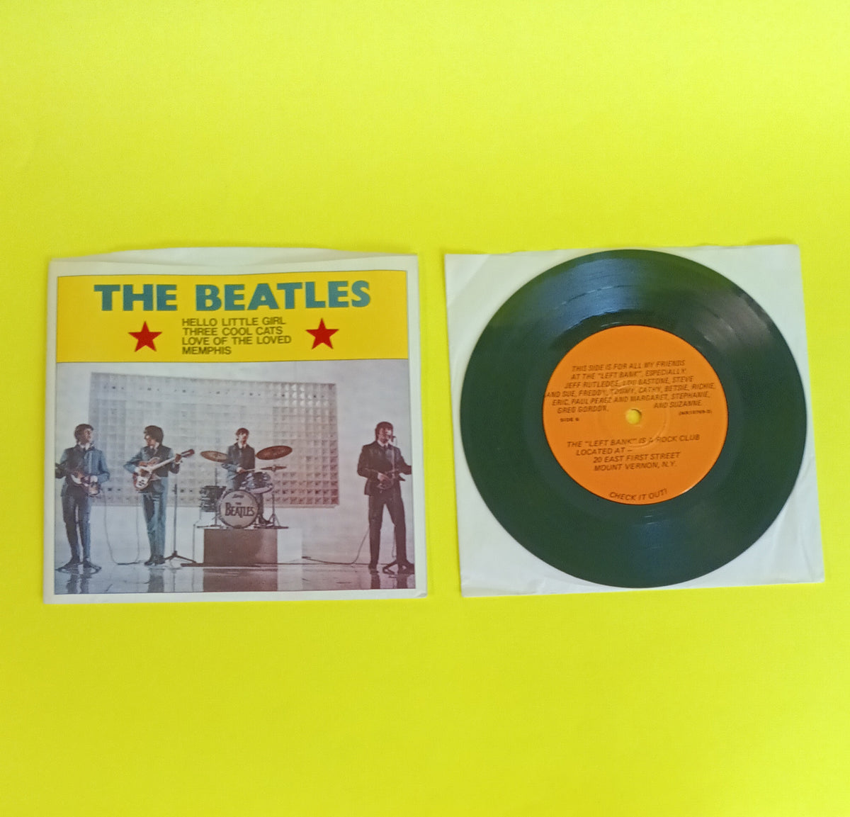 The Beatles  - Hello Little Girl 7" - 1979 - BR 508 Used - EX - Vinyl