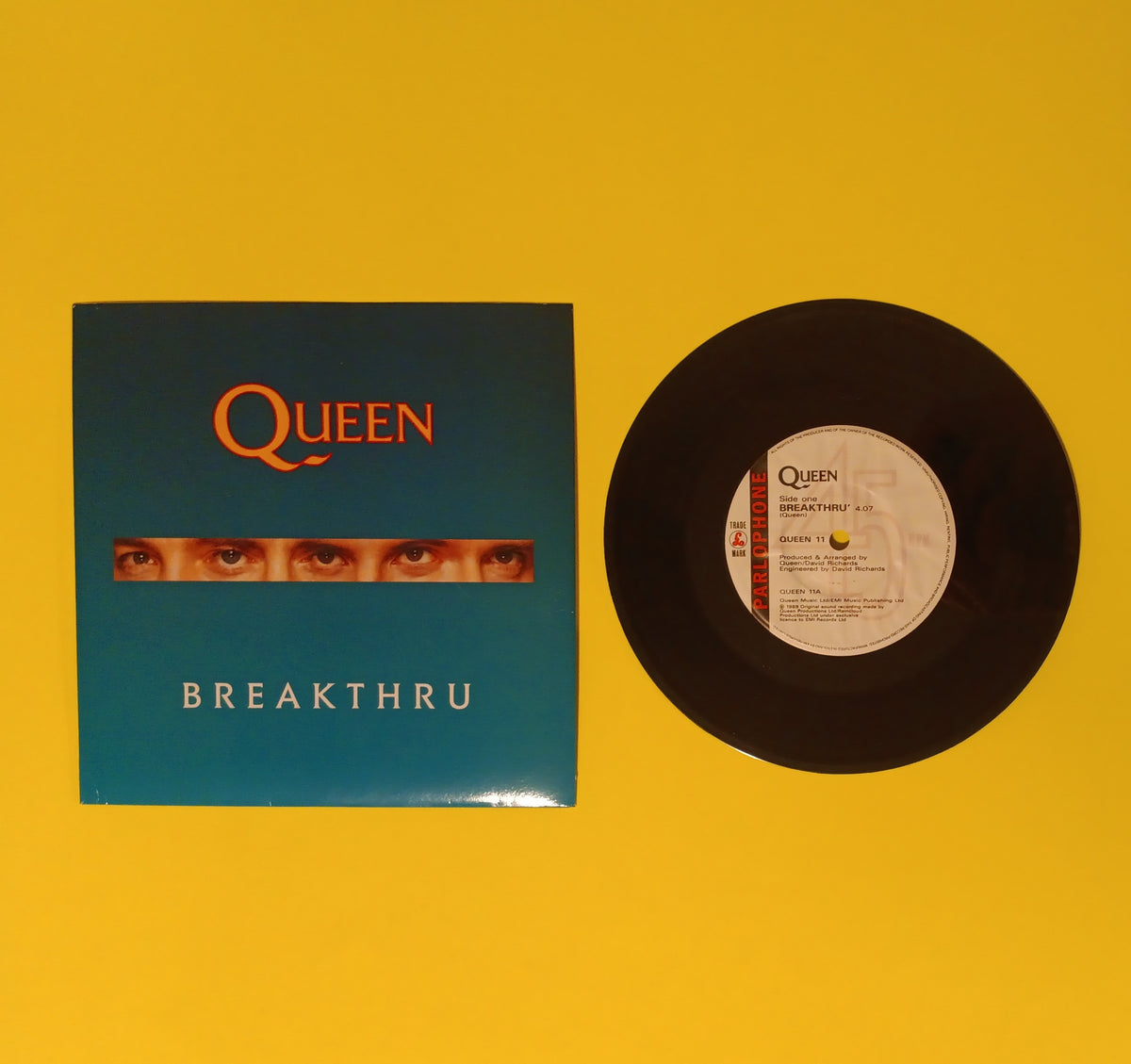 Queen - Breakthru / Stealin' - 1989 - QUEEN 11 Used - EX - UK 7" Vinyl