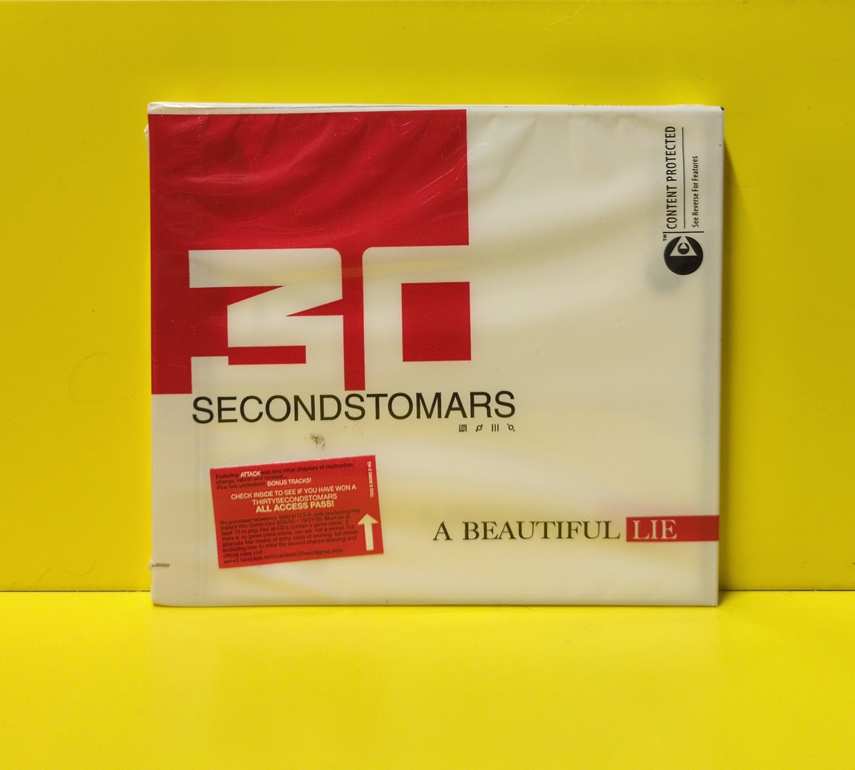 Thirty Seconds To Mars - A Beautiful Lie - 2005 - 7243 5 90992 2 4 New - Sealed - CDs