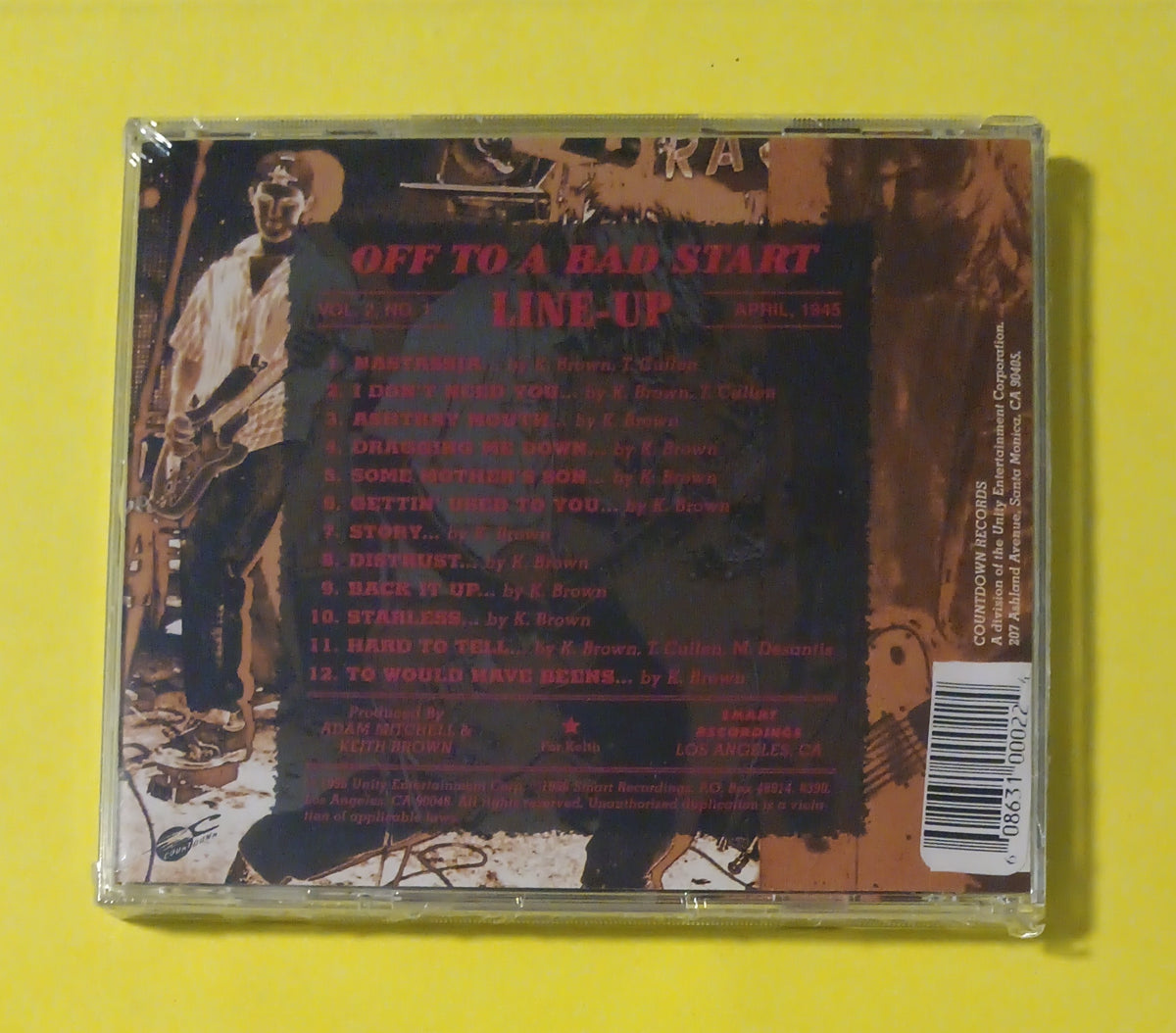 Popsicko - Off To A Bad Start - 1996 - 50002 New - Sealed - CDs