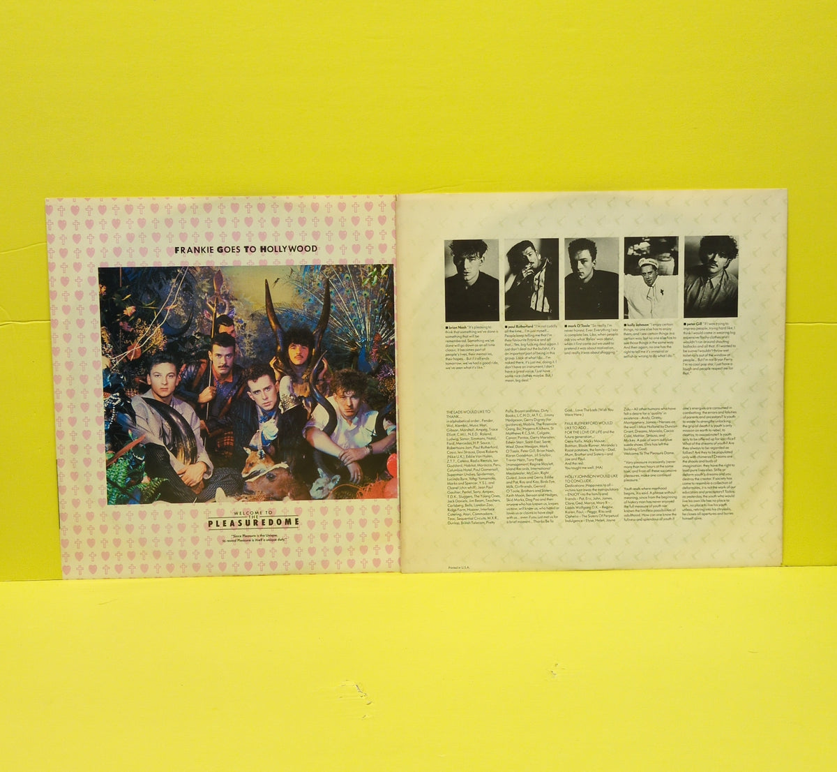 Frankie Goes To Hollywood - Welcome To The Pleasuredome - 1984 - 7 90232-1-H Used - VG++ - Vinyl