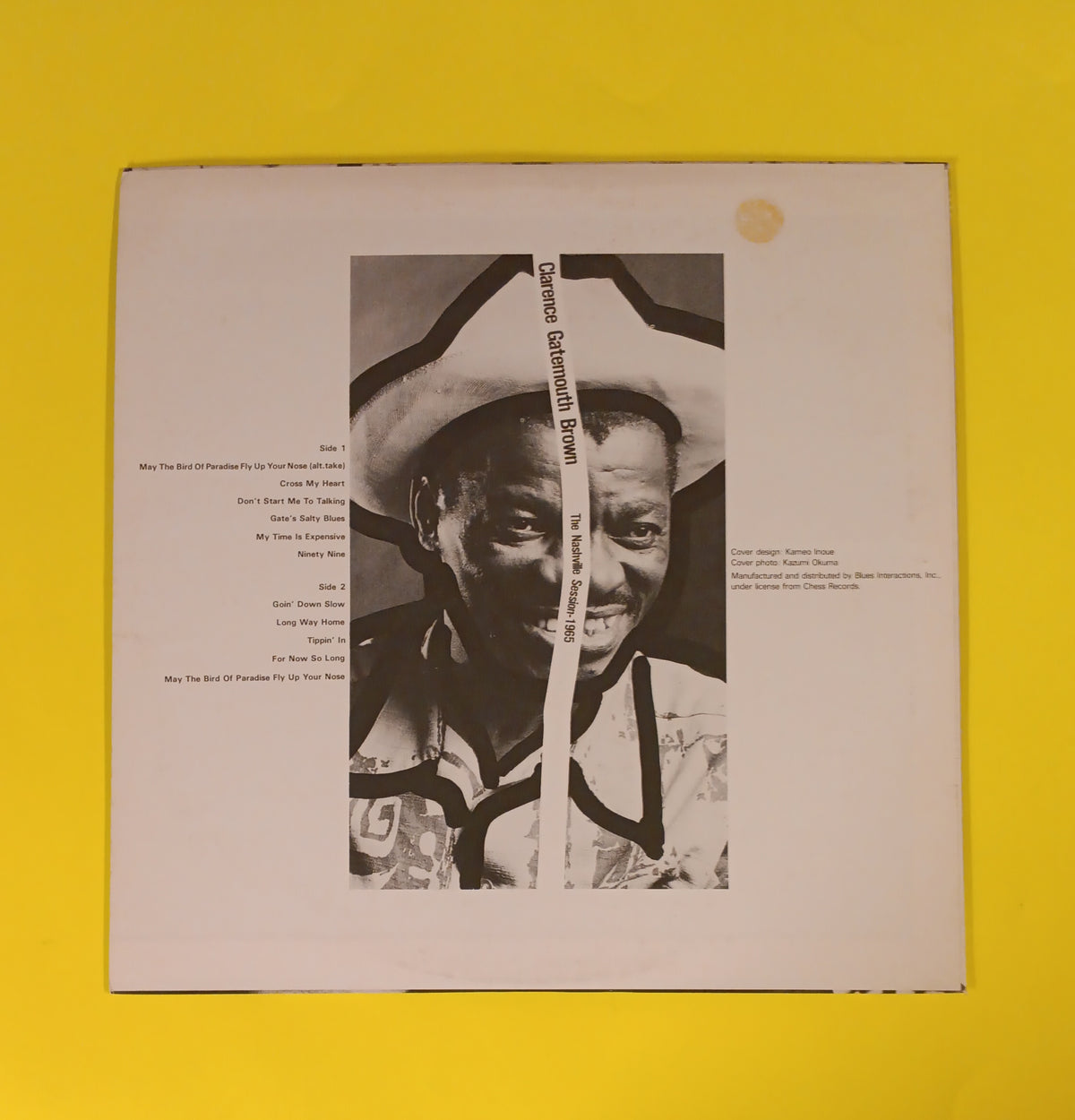 Clarence Gatemouth Brown - The Nashville Session 1965 / Japan - 1983 - PLP-6012 Used - NM - Vinyl