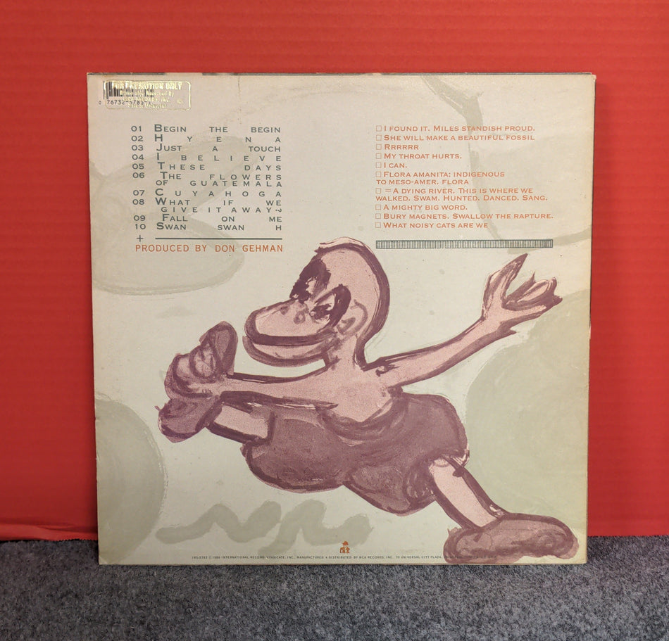 R.E.M. - Lifes Rich Pageant - 1986 - IRS-5783 Used - VG++ - Vinyl - Promo