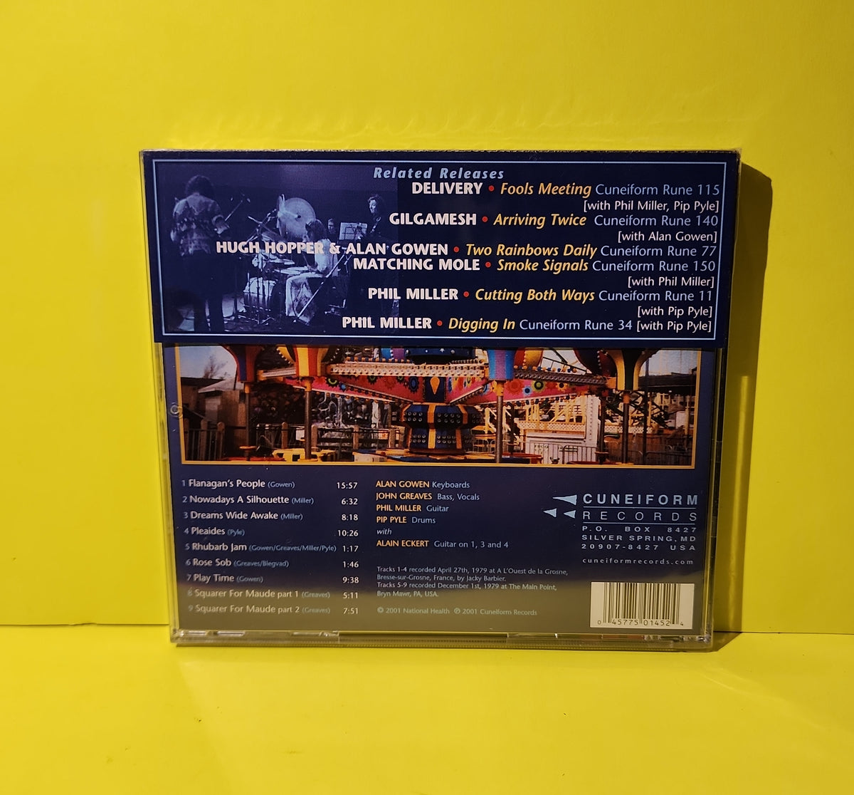 National Health - Playtime - 2016 - Rune 145 New - Sealed - CDs